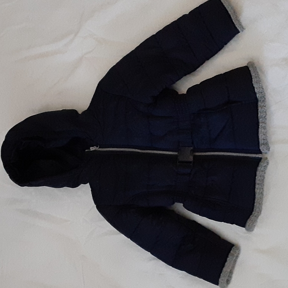 💥5/$25 R 1881 By S Rothschild Girls 5/6 Blue Hooded Zip Up Jacket - Picture 1 of 4